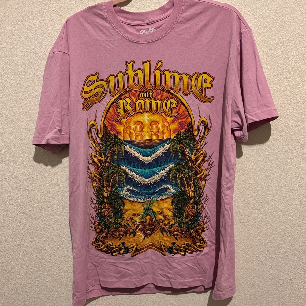 Sublime Pink Graphic Tee - Large